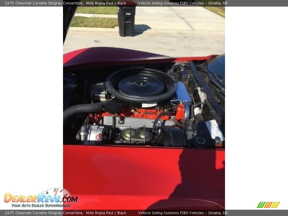 1975 Chevrolet Corvette Stingray Convertible Mille Miglia Red / Black Photo #6