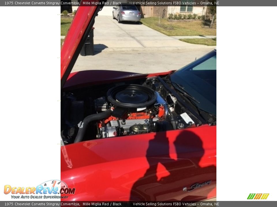 1975 Chevrolet Corvette Stingray Convertible Mille Miglia Red / Black Photo #7