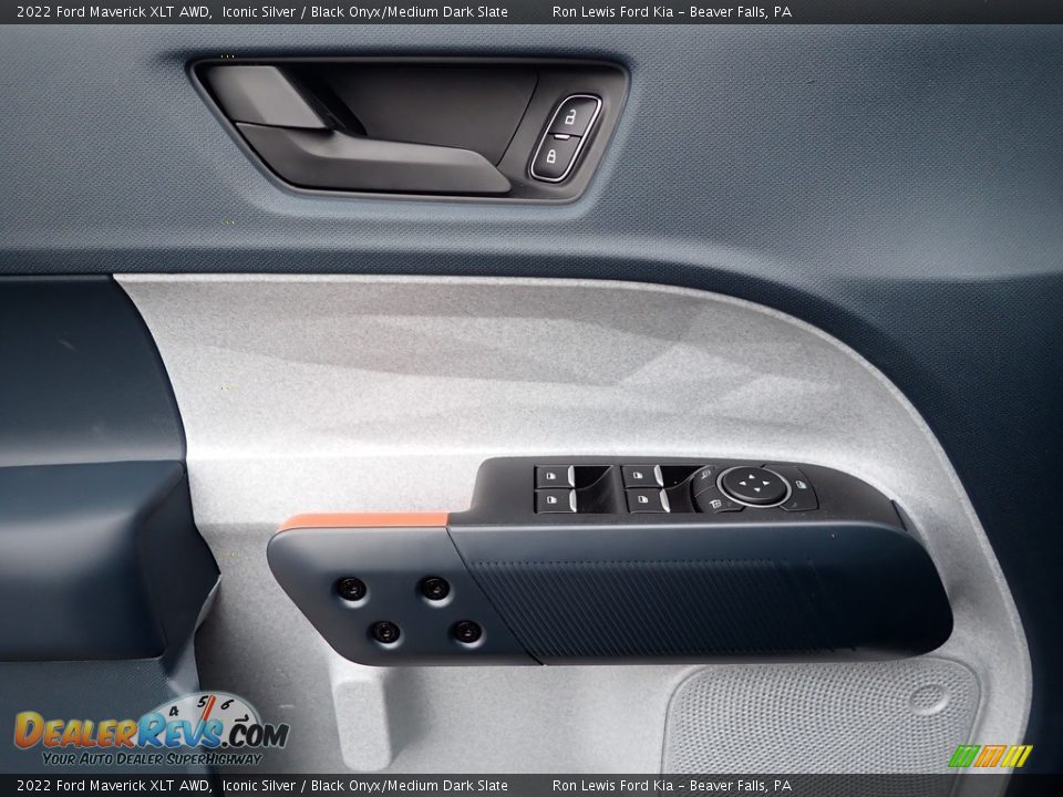 2022 Ford Maverick XLT AWD Iconic Silver / Black Onyx/Medium Dark Slate Photo #16