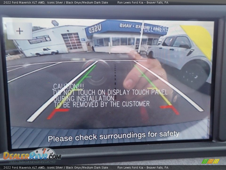 2022 Ford Maverick XLT AWD Iconic Silver / Black Onyx/Medium Dark Slate Photo #17