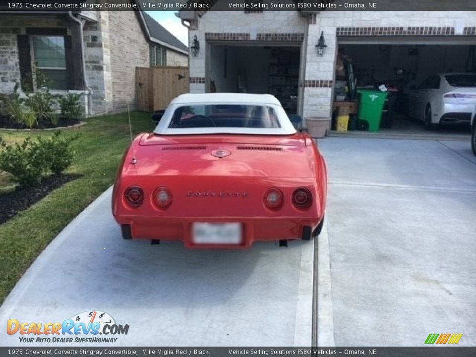 1975 Chevrolet Corvette Stingray Convertible Mille Miglia Red / Black Photo #9