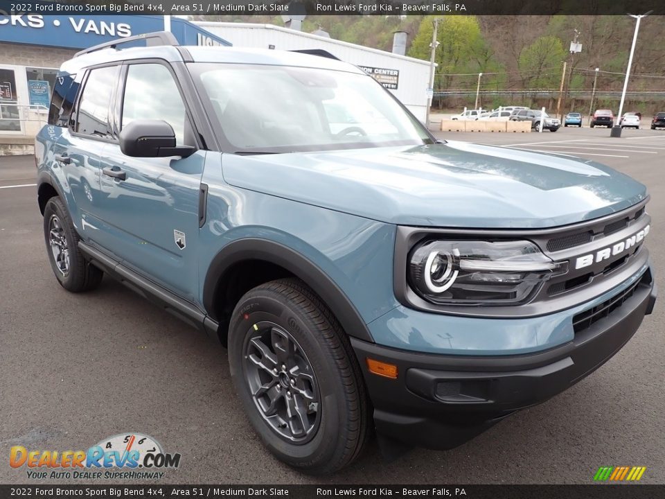 Front 3/4 View of 2022 Ford Bronco Sport Big Bend 4x4 Photo #2