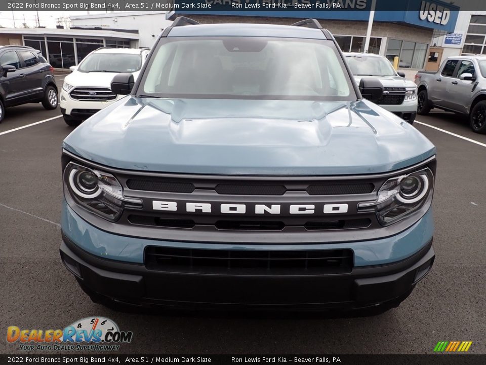 2022 Ford Bronco Sport Big Bend 4x4 Area 51 / Medium Dark Slate Photo #3