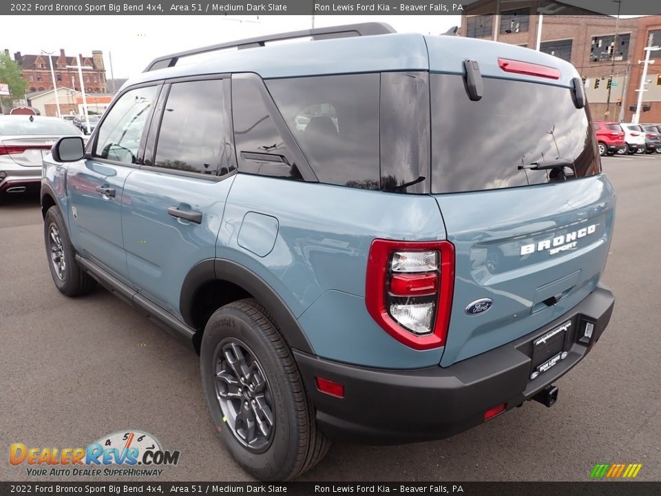 2022 Ford Bronco Sport Big Bend 4x4 Area 51 / Medium Dark Slate Photo #6