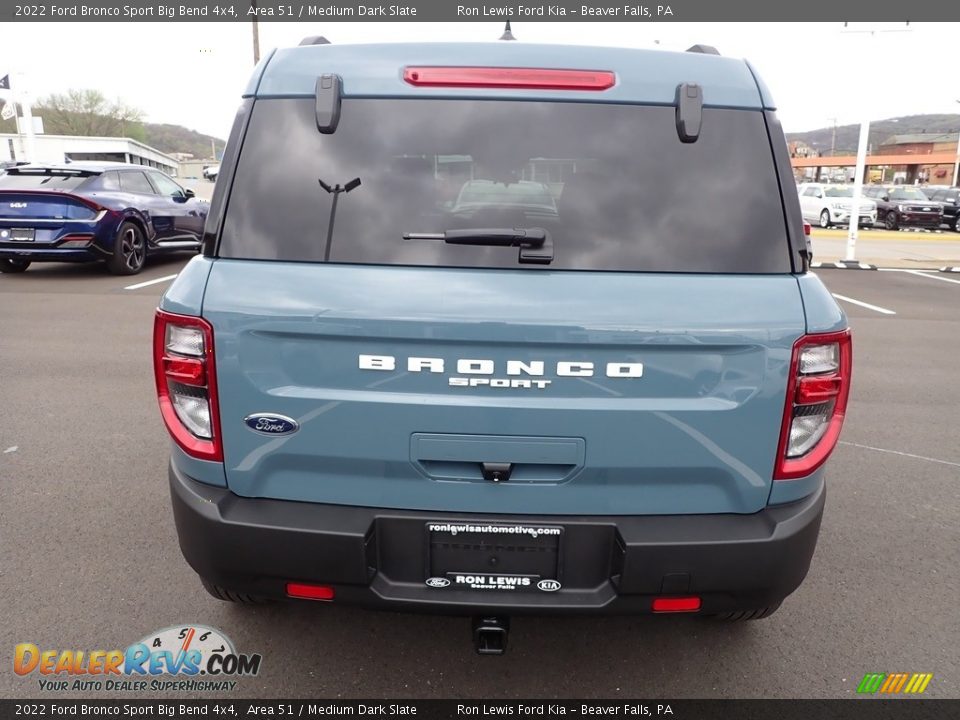 2022 Ford Bronco Sport Big Bend 4x4 Area 51 / Medium Dark Slate Photo #7