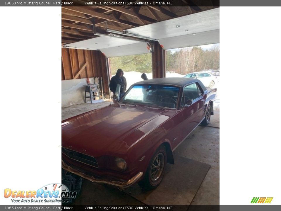 1966 Ford Mustang Coupe Red / Black Photo #1