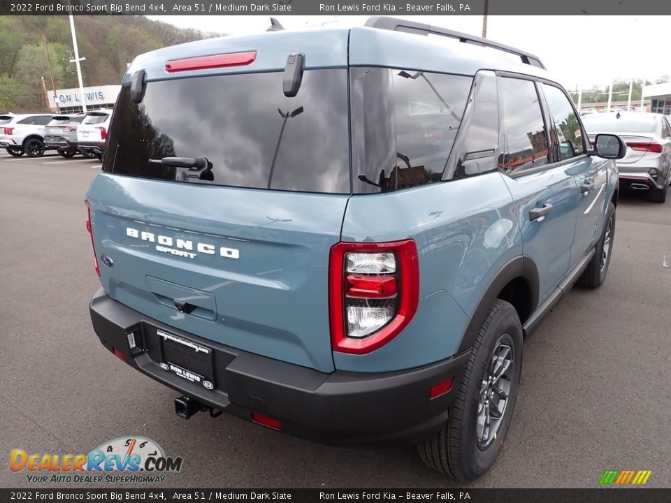 2022 Ford Bronco Sport Big Bend 4x4 Area 51 / Medium Dark Slate Photo #8