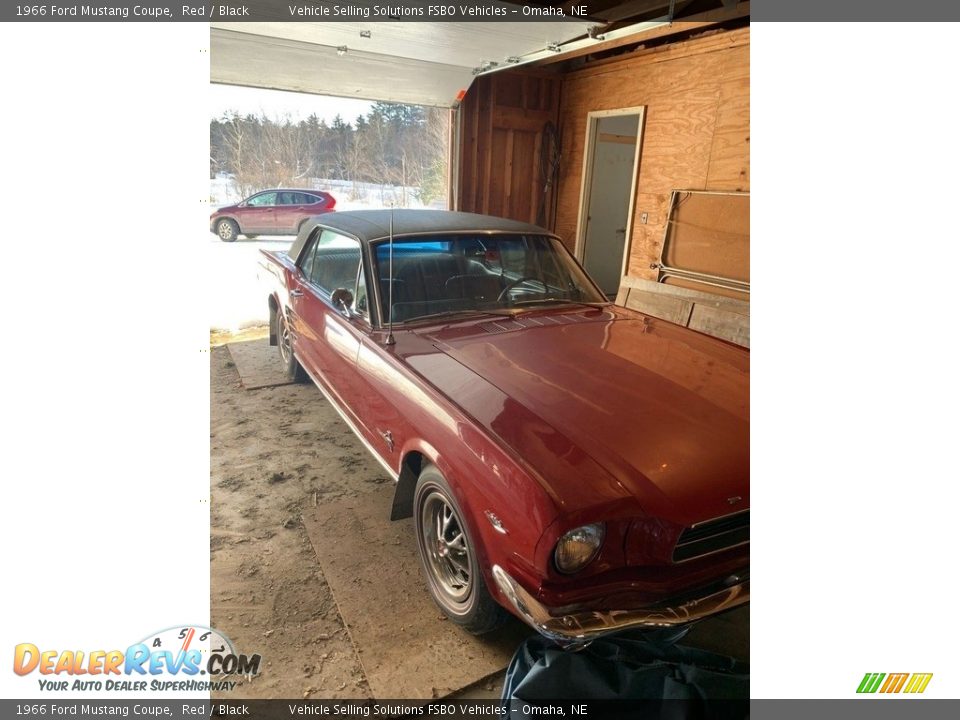 1966 Ford Mustang Coupe Red / Black Photo #10