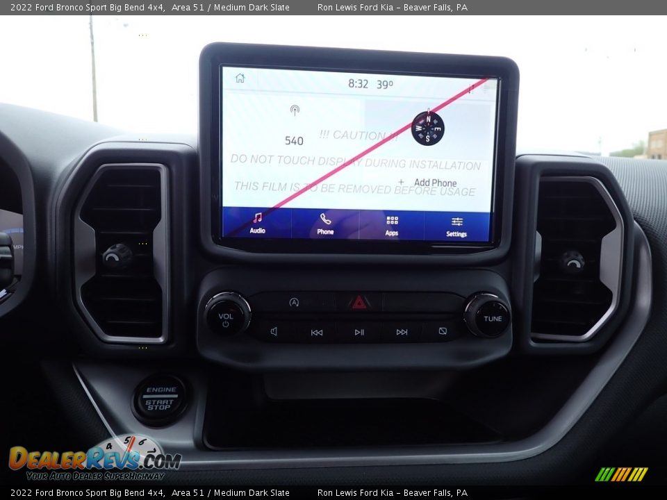 2022 Ford Bronco Sport Big Bend 4x4 Area 51 / Medium Dark Slate Photo #16