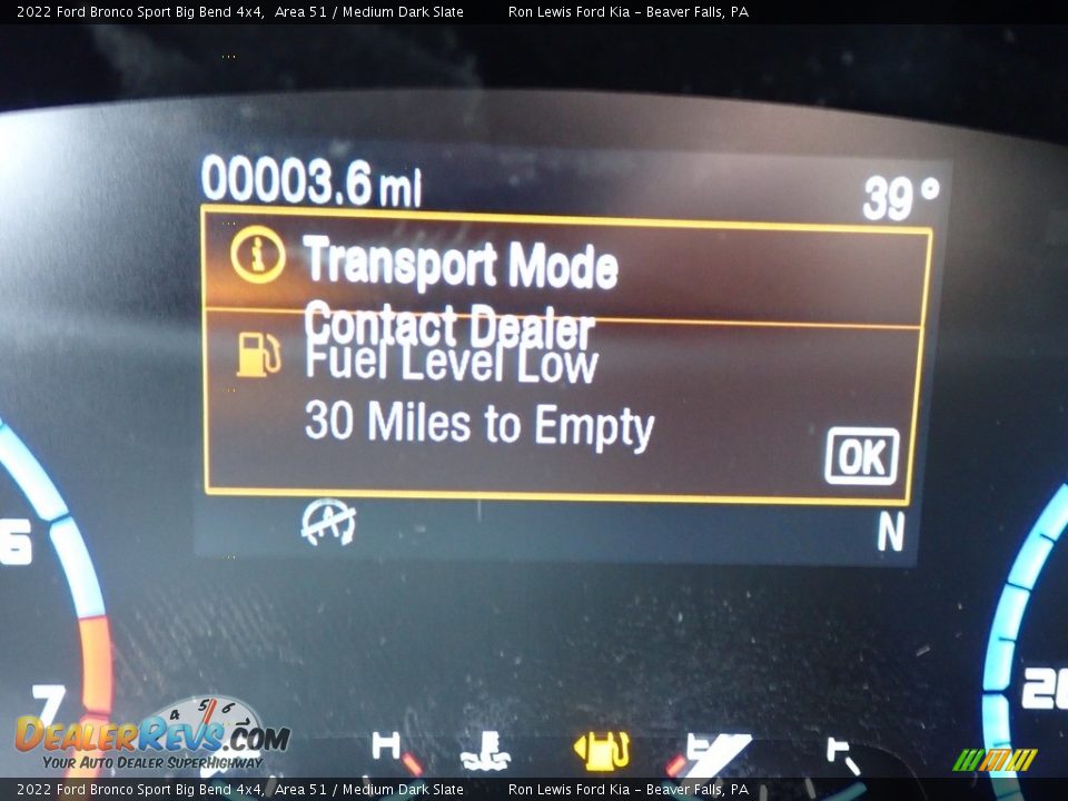 2022 Ford Bronco Sport Big Bend 4x4 Area 51 / Medium Dark Slate Photo #19