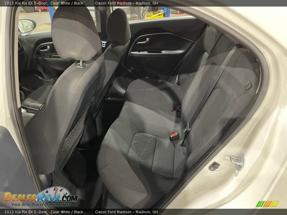 2013 Kia Rio EX 5-Door Clear White / Black Photo #13