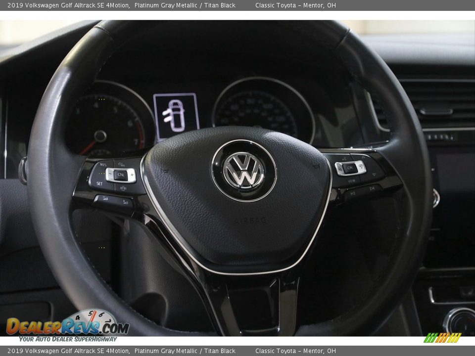 2019 Volkswagen Golf Alltrack SE 4Motion Steering Wheel Photo #7