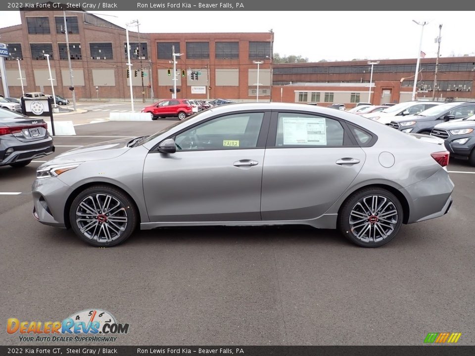 Steel Gray 2022 Kia Forte GT Photo #5