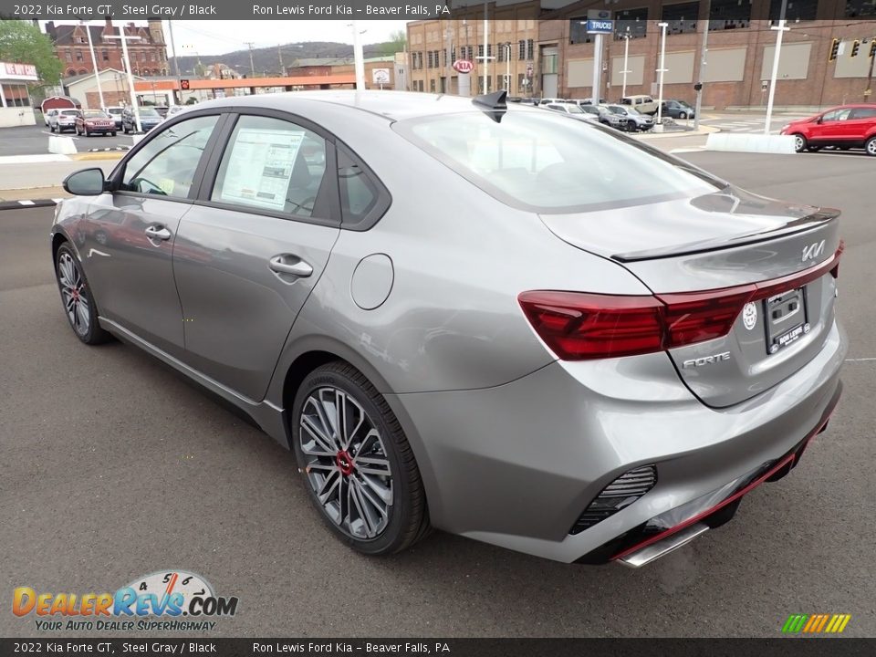 2022 Kia Forte GT Steel Gray / Black Photo #6
