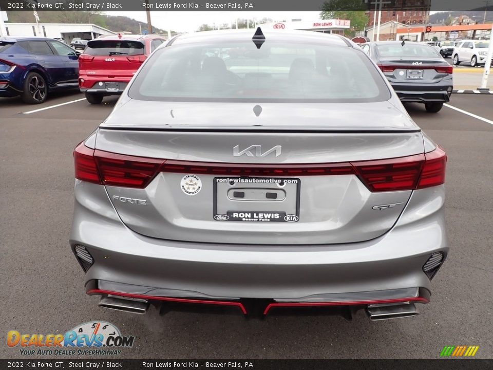 2022 Kia Forte GT Steel Gray / Black Photo #7