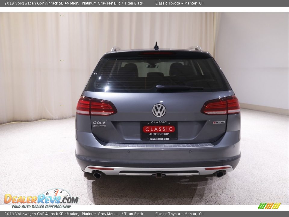 2019 Volkswagen Golf Alltrack SE 4Motion Platinum Gray Metallic / Titan Black Photo #18