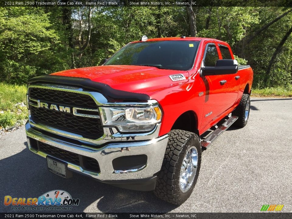 2021 Ram 2500 Tradesman Crew Cab 4x4 Flame Red / Black Photo #3