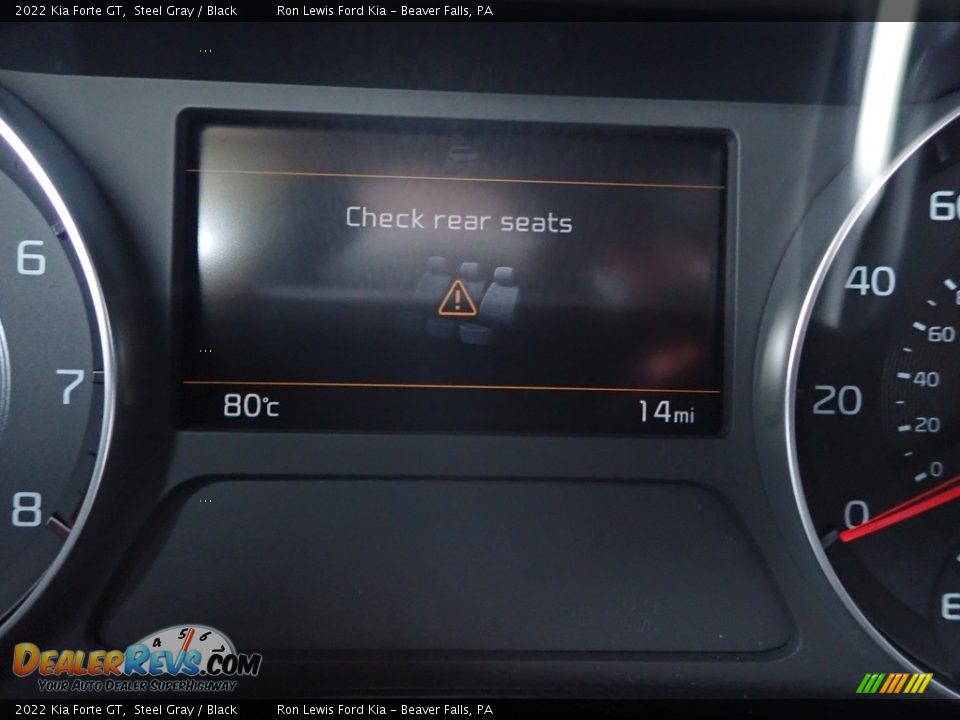 2022 Kia Forte GT Steel Gray / Black Photo #19