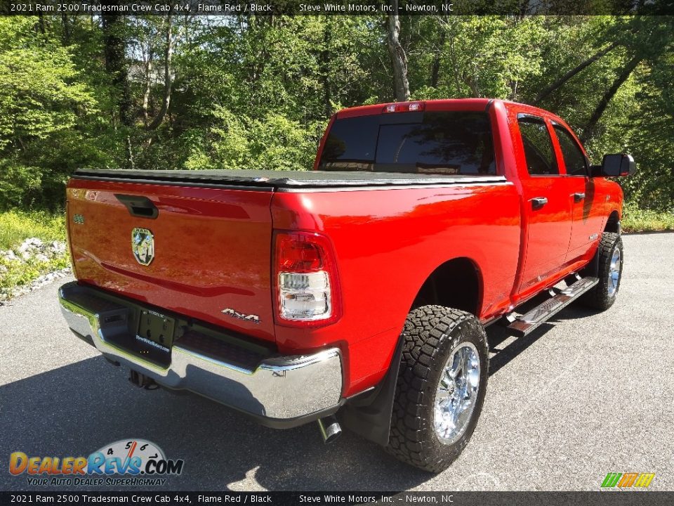 2021 Ram 2500 Tradesman Crew Cab 4x4 Flame Red / Black Photo #7