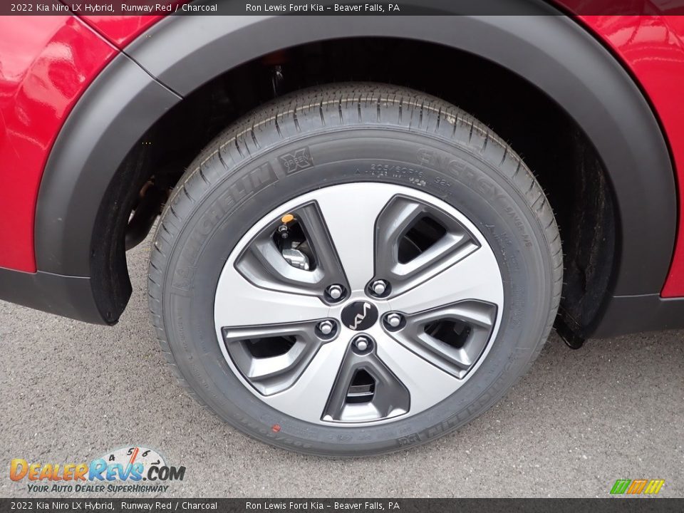 2022 Kia Niro LX Hybrid Runway Red / Charcoal Photo #9