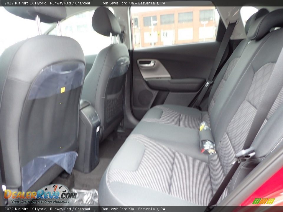 2022 Kia Niro LX Hybrid Runway Red / Charcoal Photo #13