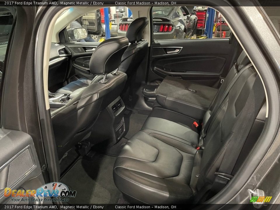 2017 Ford Edge Titanium AWD Magnetic Metallic / Ebony Photo #12