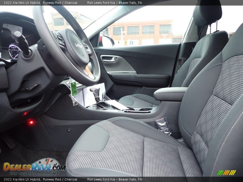 2022 Kia Niro LX Hybrid Runway Red / Charcoal Photo #15