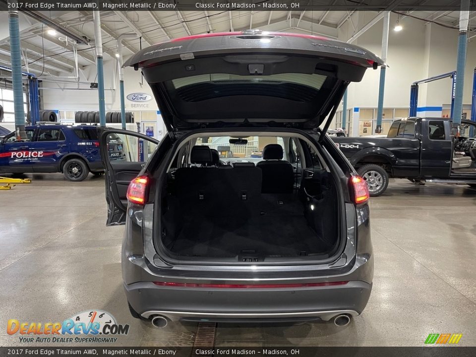 2017 Ford Edge Titanium AWD Magnetic Metallic / Ebony Photo #14