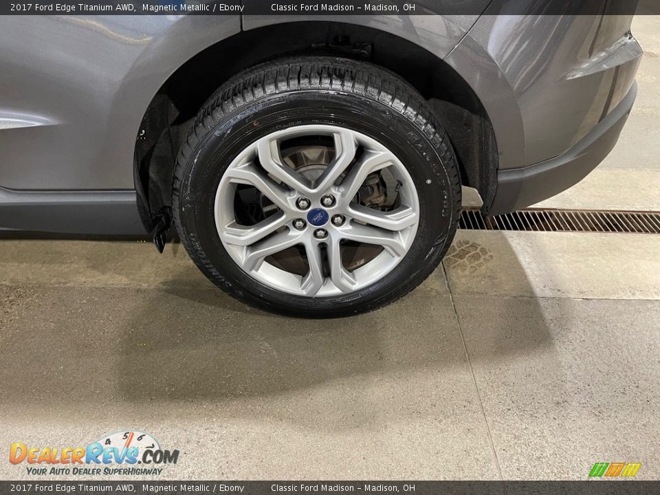 2017 Ford Edge Titanium AWD Magnetic Metallic / Ebony Photo #15