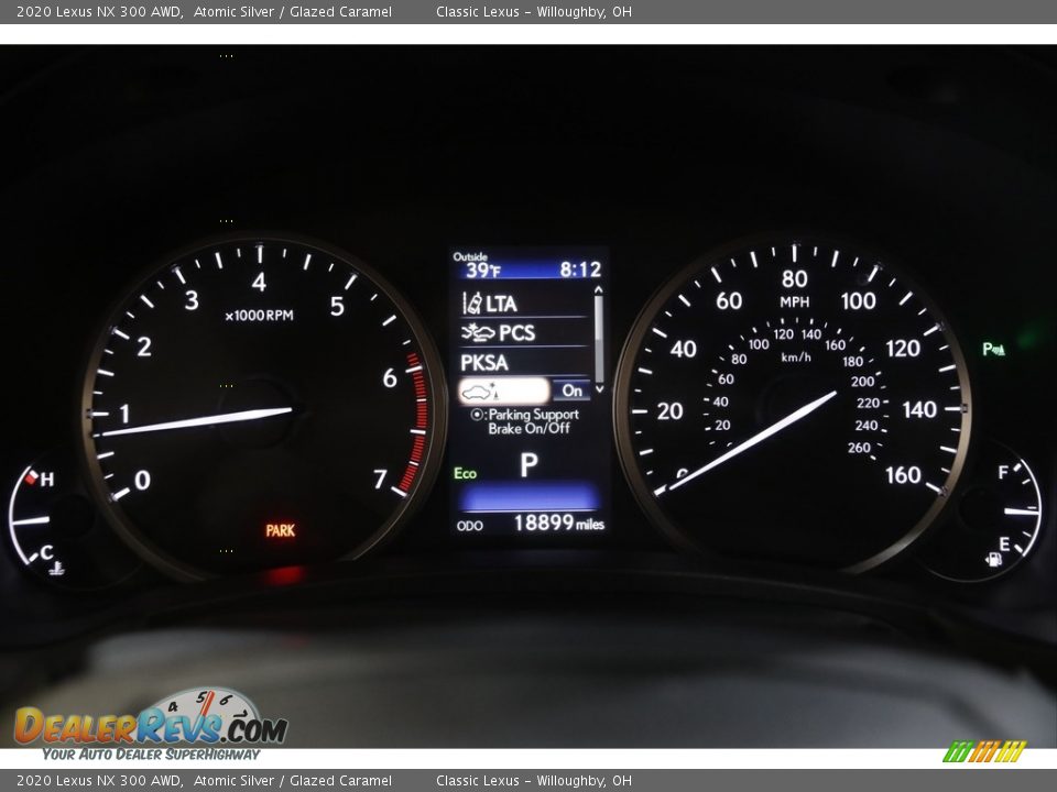 2020 Lexus NX 300 AWD Gauges Photo #8