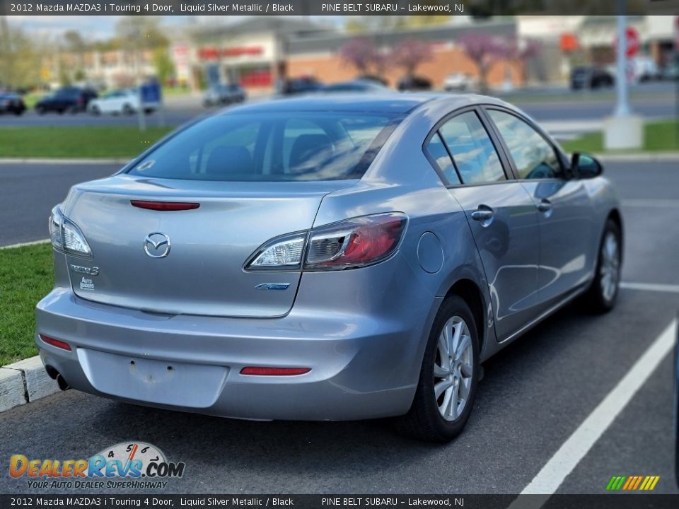 2012 Mazda MAZDA3 i Touring 4 Door Liquid Silver Metallic / Black Photo #4
