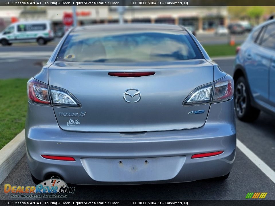 2012 Mazda MAZDA3 i Touring 4 Door Liquid Silver Metallic / Black Photo #5