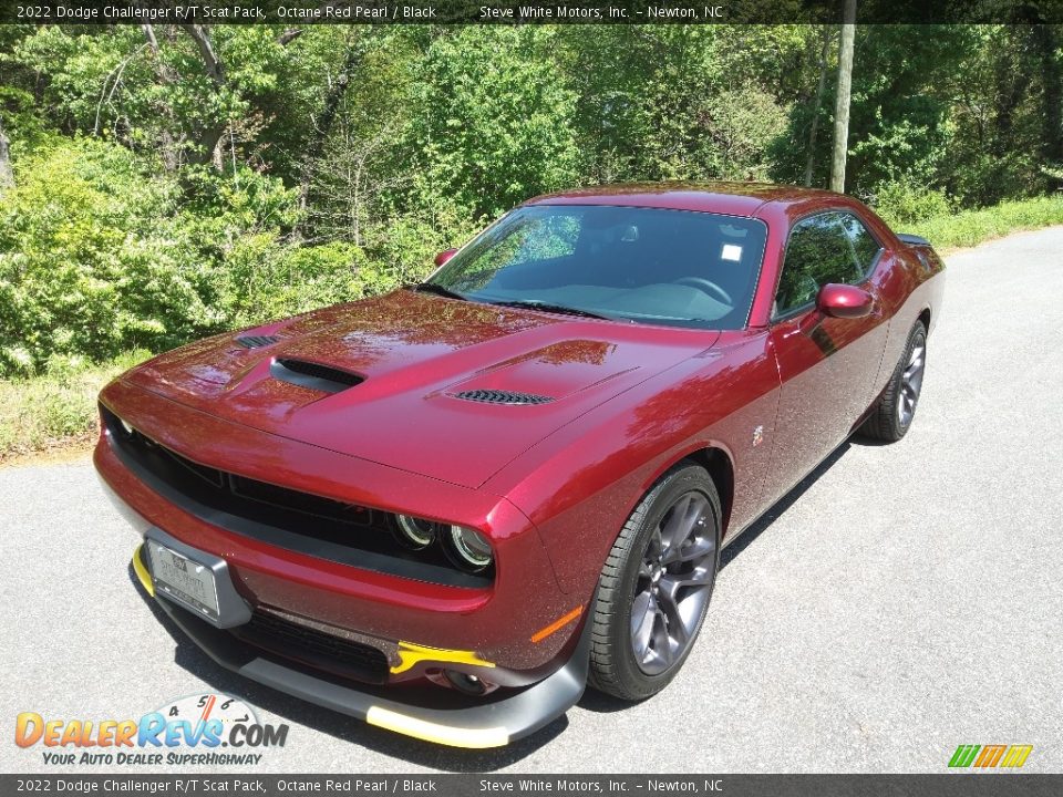 2022 Dodge Challenger R/T Scat Pack Octane Red Pearl / Black Photo #2