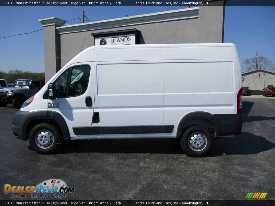 2018 Ram ProMaster 1500 High Roof Cargo Van Bright White / Black Photo #1