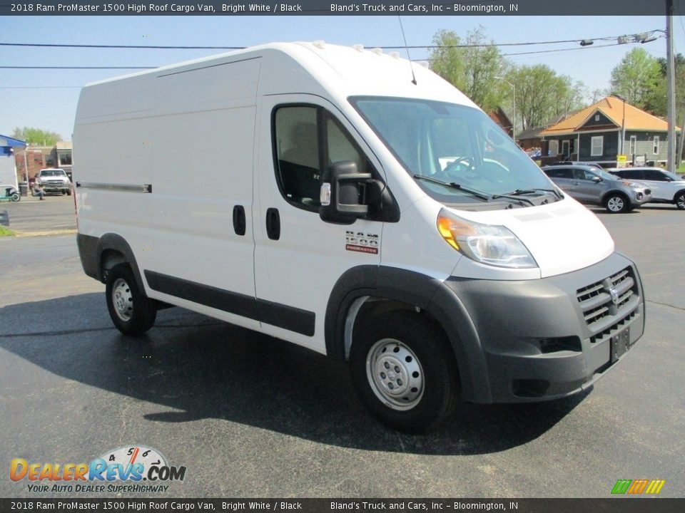 2018 Ram ProMaster 1500 High Roof Cargo Van Bright White / Black Photo #5