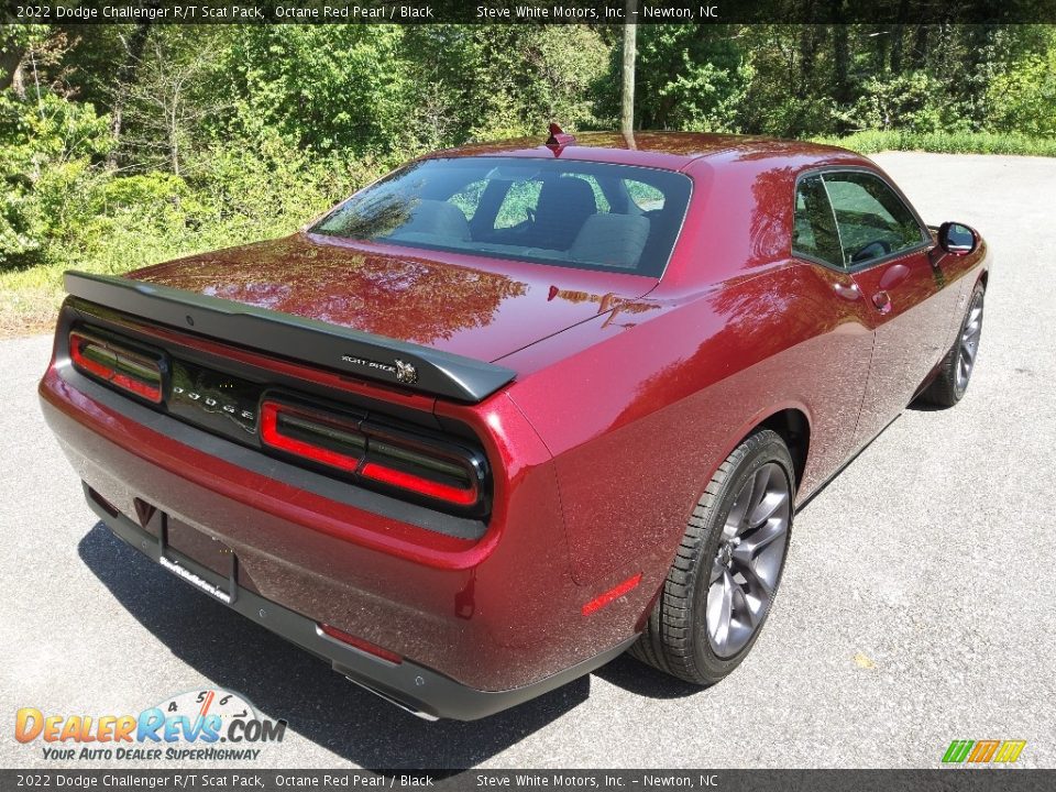 2022 Dodge Challenger R/T Scat Pack Octane Red Pearl / Black Photo #6