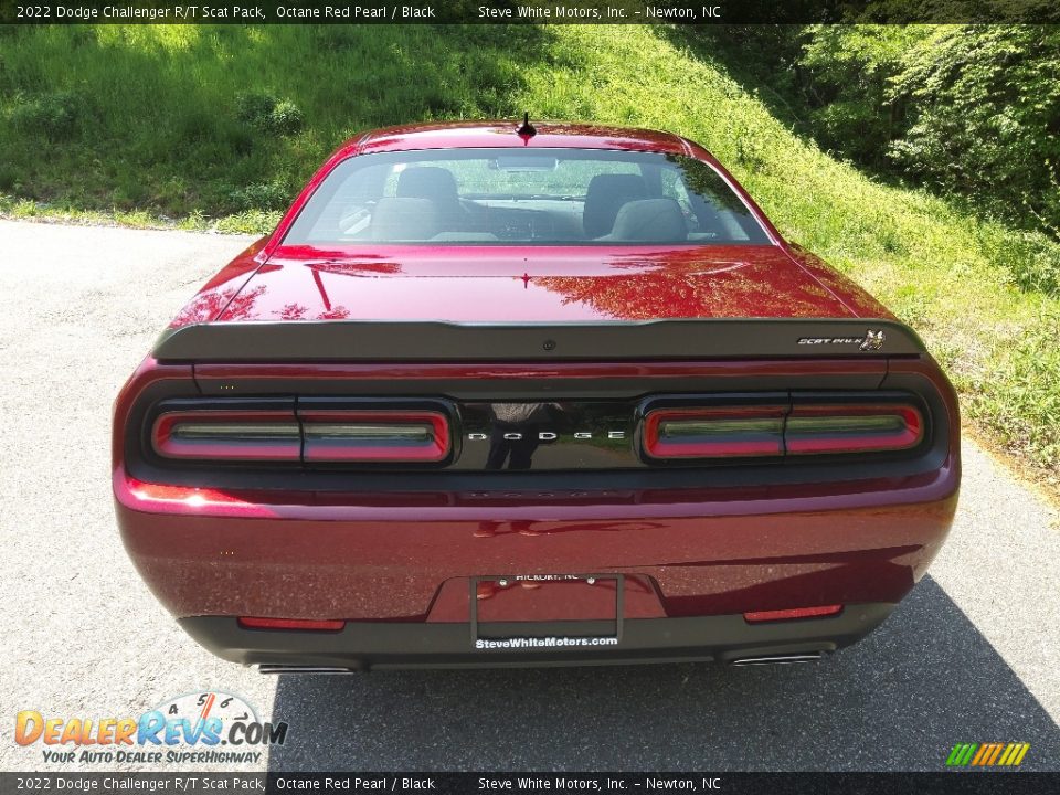 2022 Dodge Challenger R/T Scat Pack Octane Red Pearl / Black Photo #7