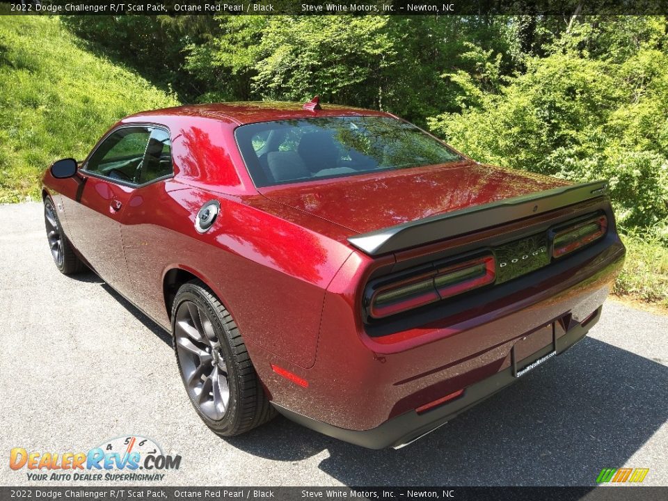 2022 Dodge Challenger R/T Scat Pack Octane Red Pearl / Black Photo #8