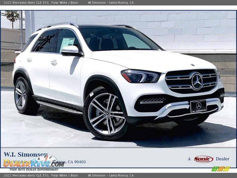 2022 Mercedes-Benz GLE 350 Polar White / Black Photo #1