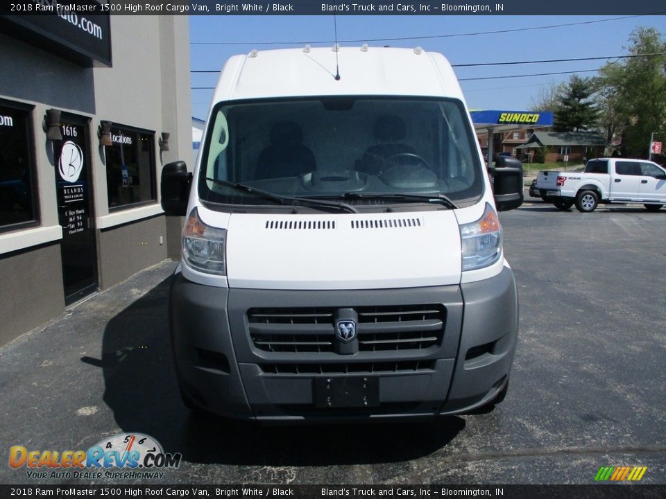 2018 Ram ProMaster 1500 High Roof Cargo Van Bright White / Black Photo #21