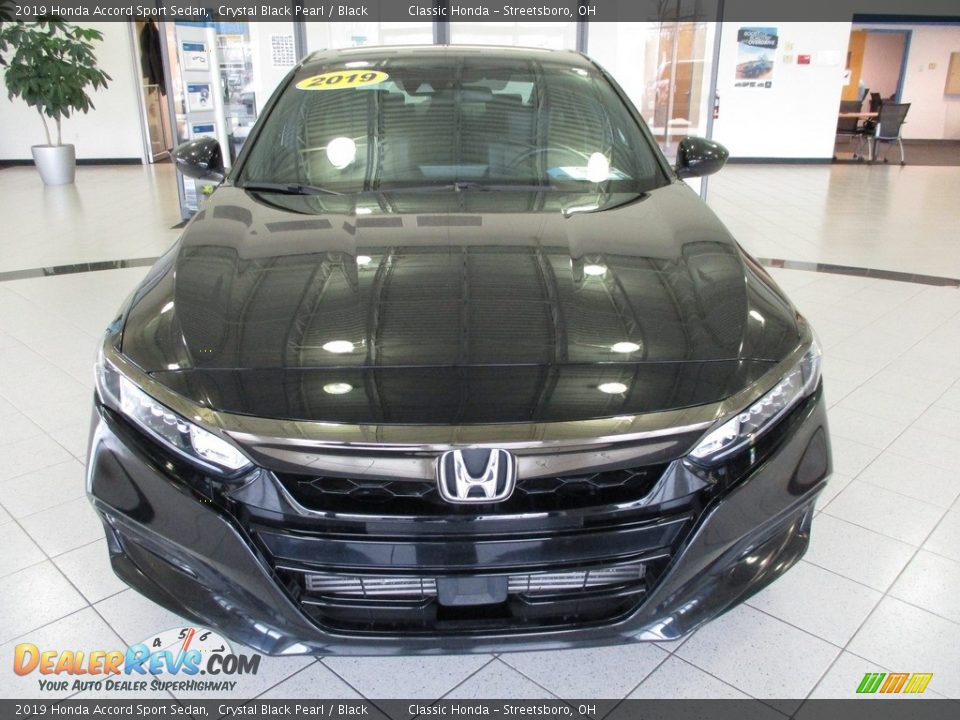 2019 Honda Accord Sport Sedan Crystal Black Pearl / Black Photo #2