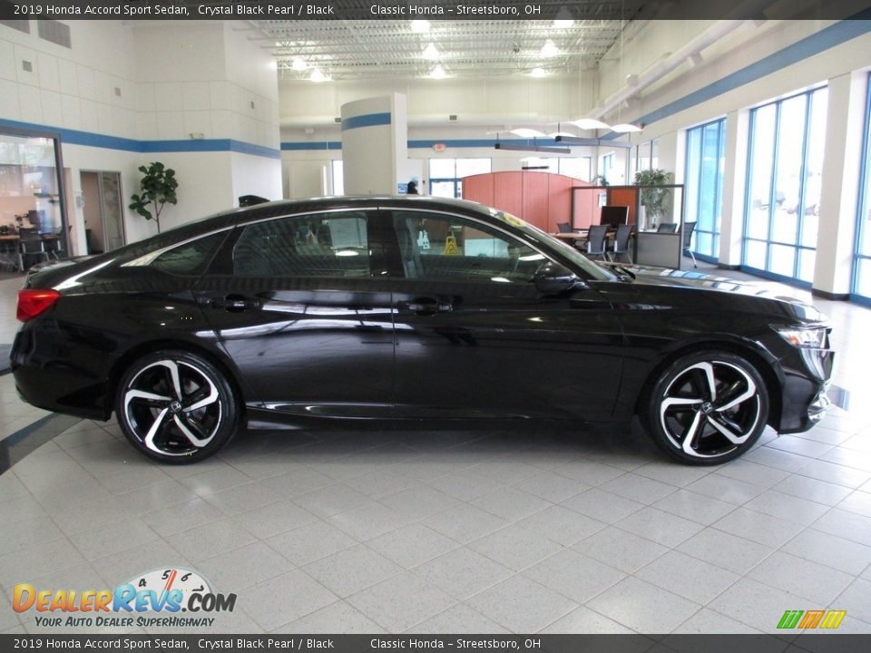 2019 Honda Accord Sport Sedan Crystal Black Pearl / Black Photo #4