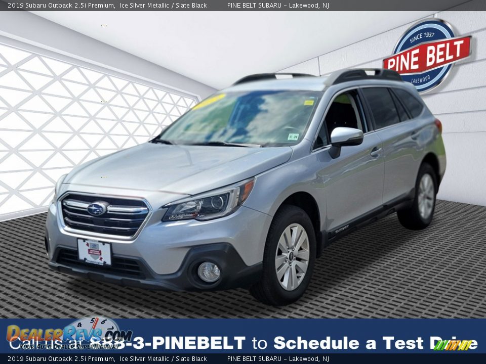 2019 Subaru Outback 2.5i Premium Ice Silver Metallic / Slate Black Photo #1