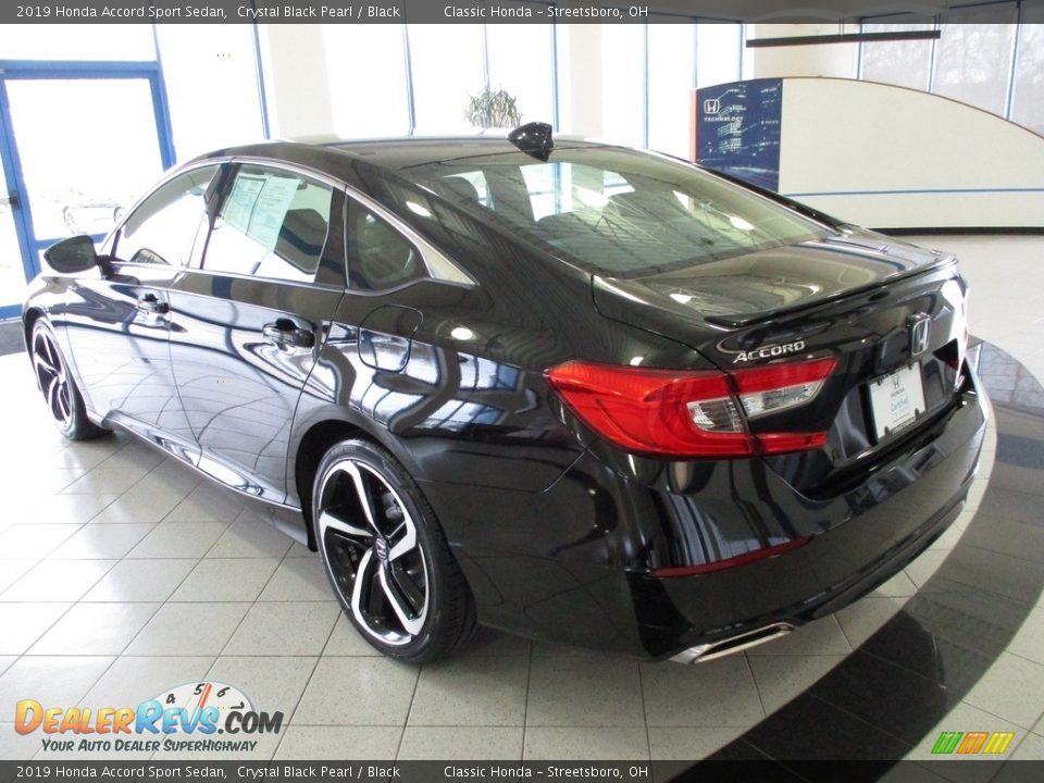 2019 Honda Accord Sport Sedan Crystal Black Pearl / Black Photo #9