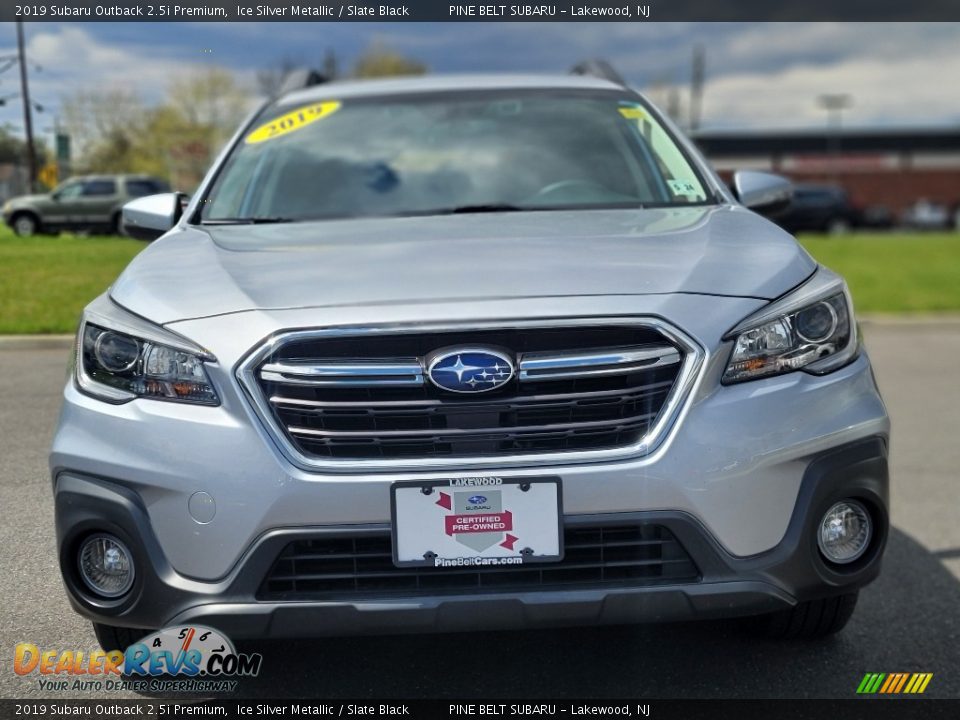 2019 Subaru Outback 2.5i Premium Ice Silver Metallic / Slate Black Photo #13