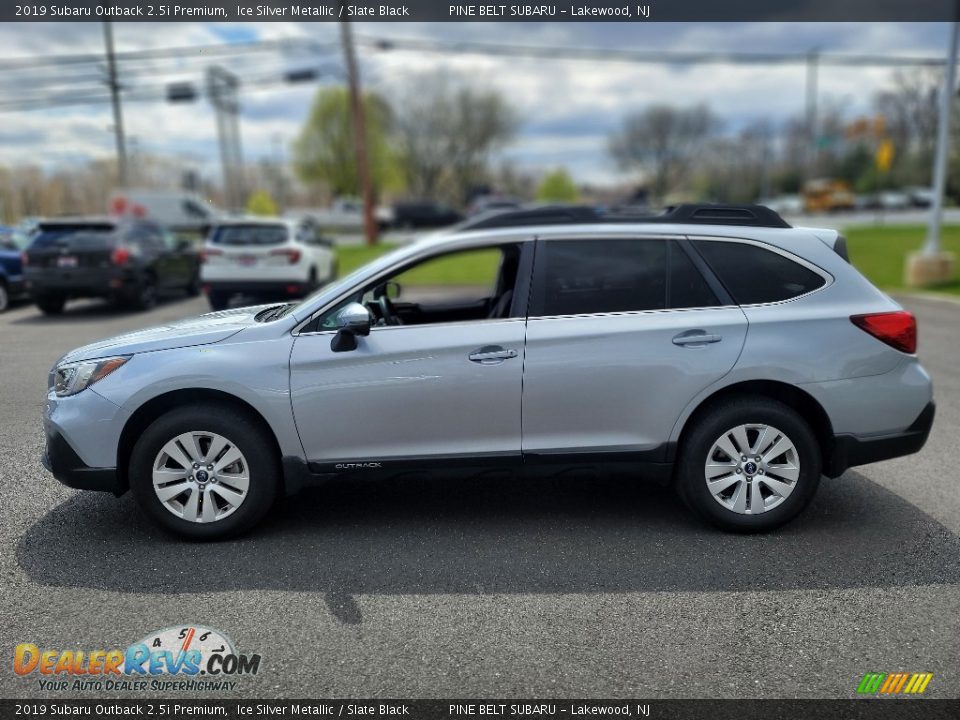 2019 Subaru Outback 2.5i Premium Ice Silver Metallic / Slate Black Photo #15