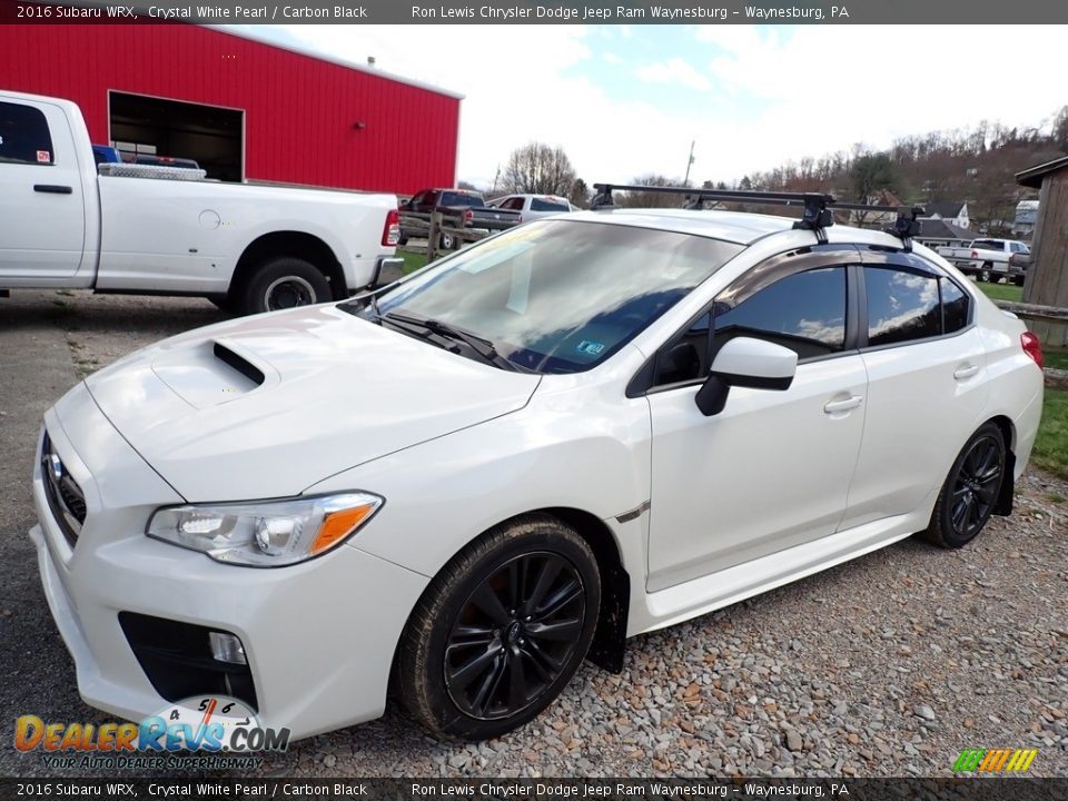 2016 Subaru WRX Crystal White Pearl / Carbon Black Photo #1