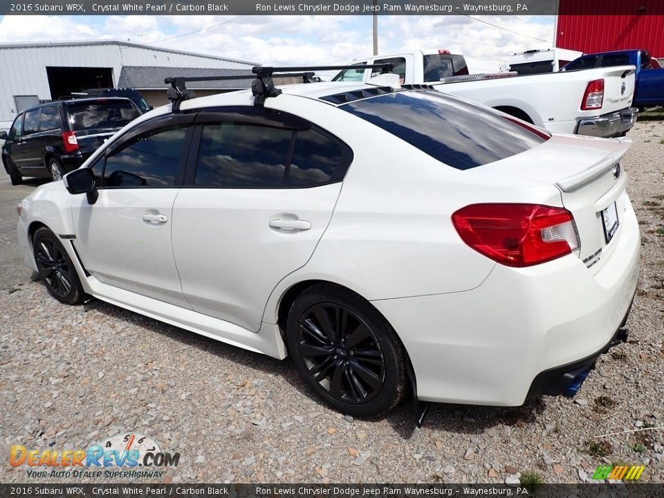 2016 Subaru WRX Crystal White Pearl / Carbon Black Photo #2