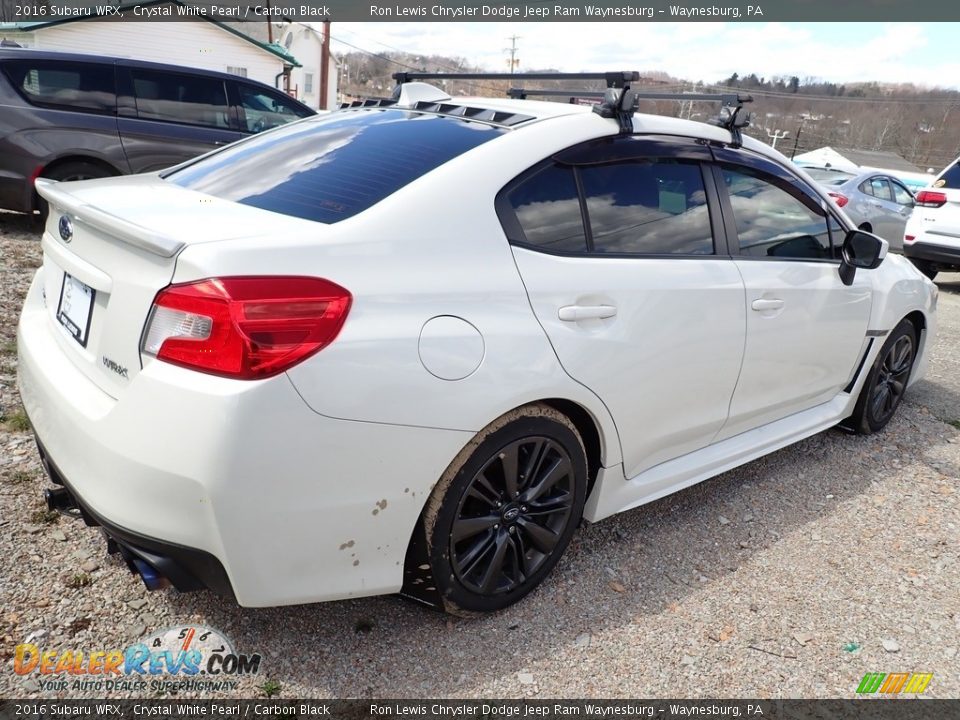 2016 Subaru WRX Crystal White Pearl / Carbon Black Photo #3