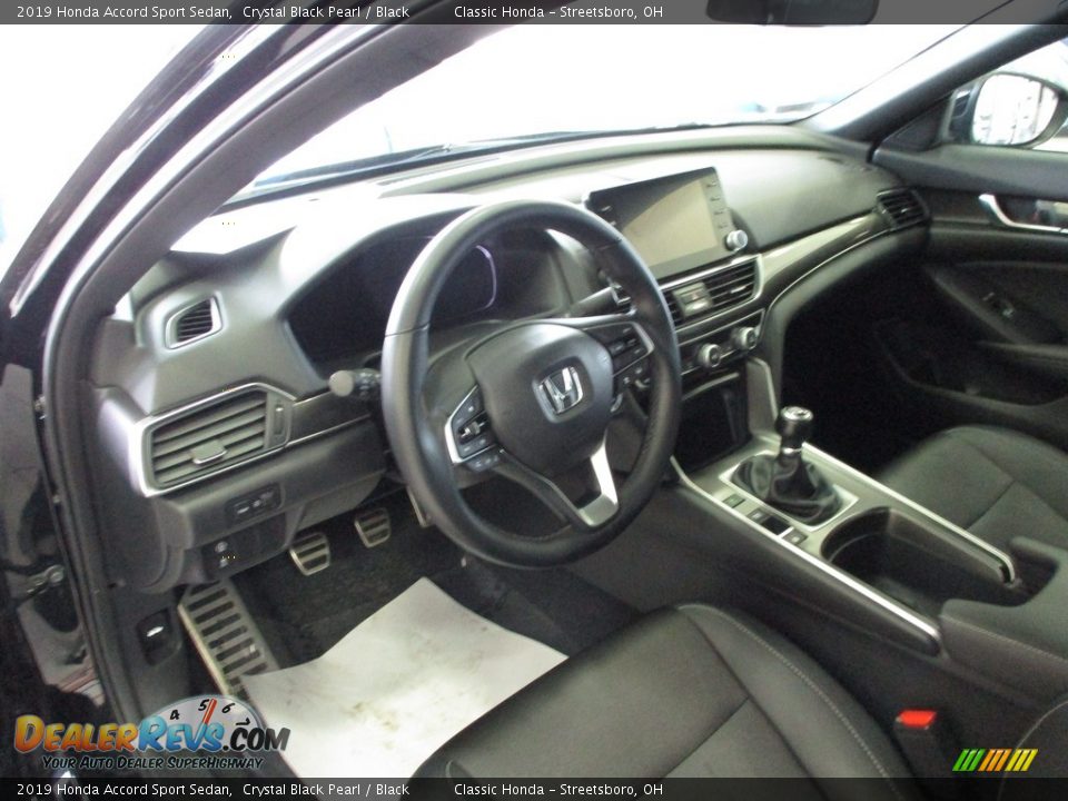 Black Interior - 2019 Honda Accord Sport Sedan Photo #26
